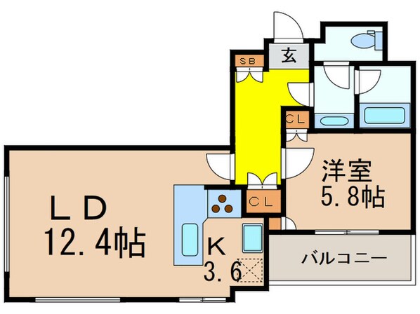 富ヶ谷スプリングスの物件間取画像